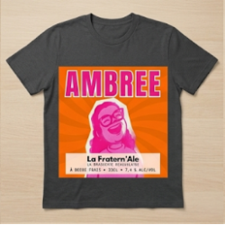 T-shirt Fratern'Ale Ambrée